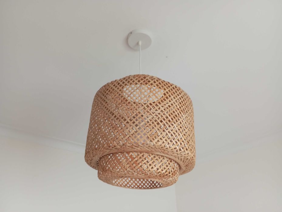 Candeeiro de Teto em Bambu Natural LIBY