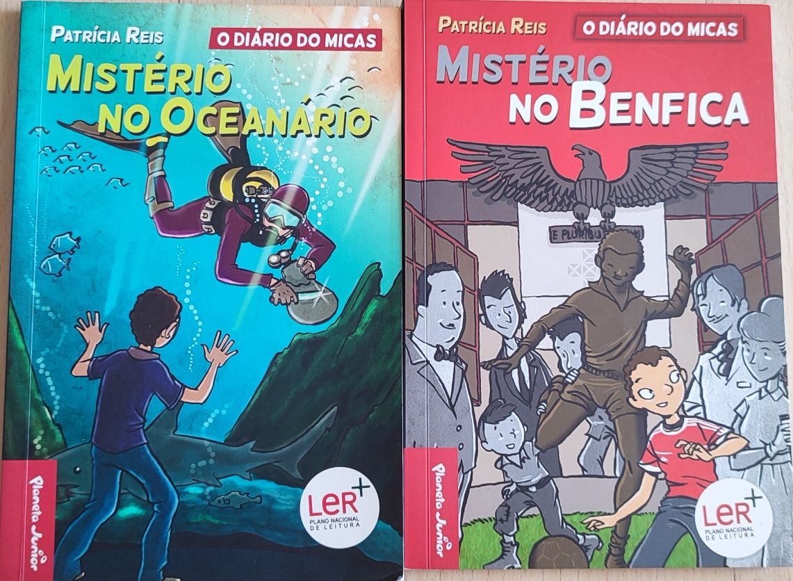 2 Livros da coleção "O diário do Micas" - n.os 1 e 2
