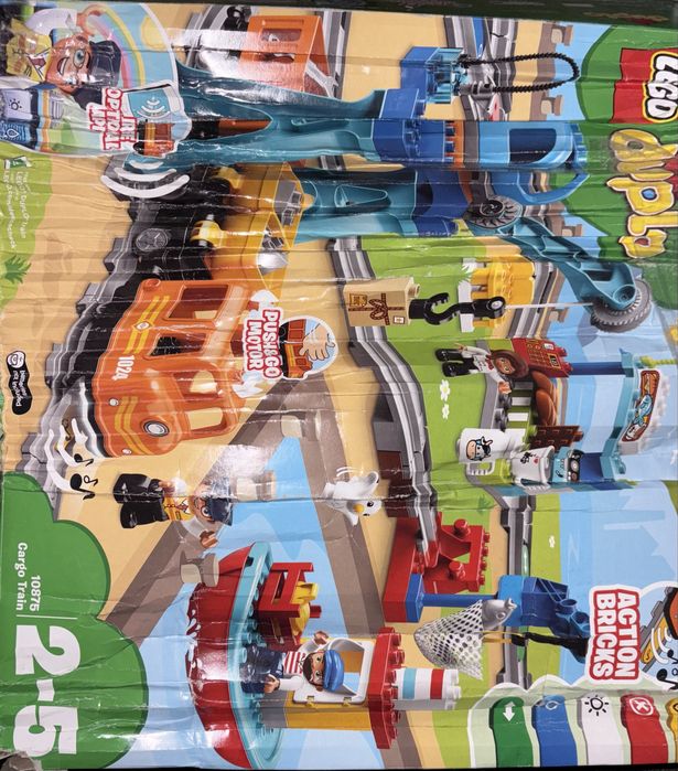 Okazja!LEGO 10875 DUPLO Pociag towarowy