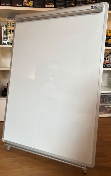 Duża tablica magnetyczna typu flipchart