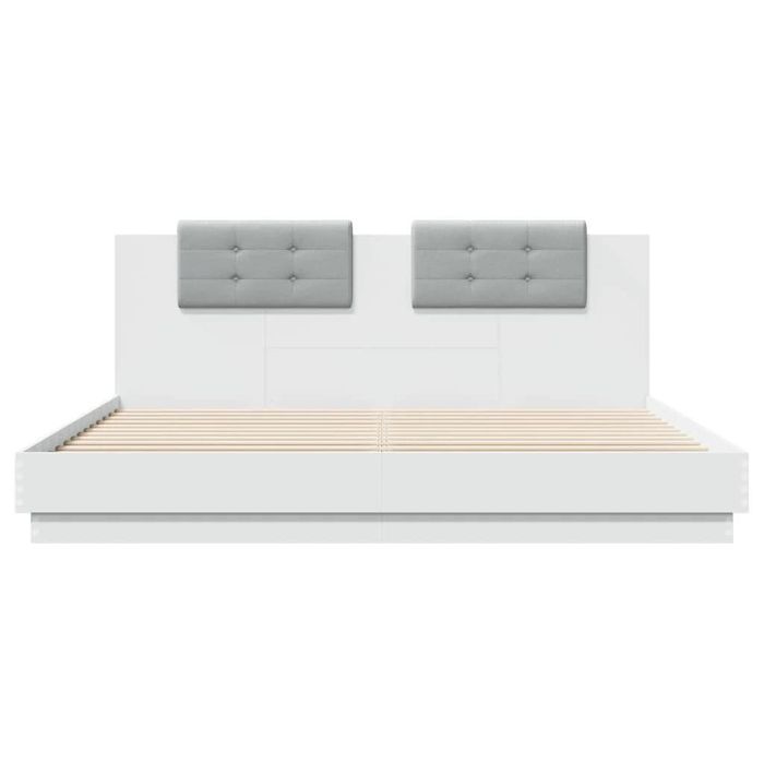 Cama com cabeceira e estrado 160x200