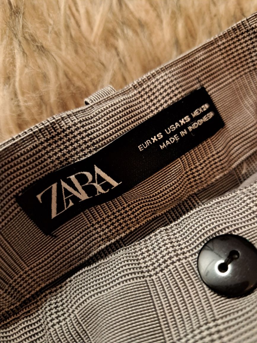 Spódniczka w kratkę Zara XS