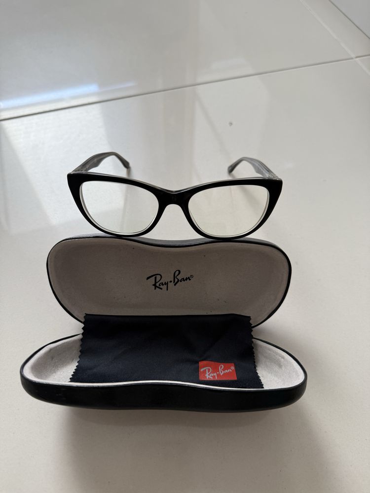 Okulary korekcyjne oprawki RAY BAN szkła zerówki RB 5322 czarne