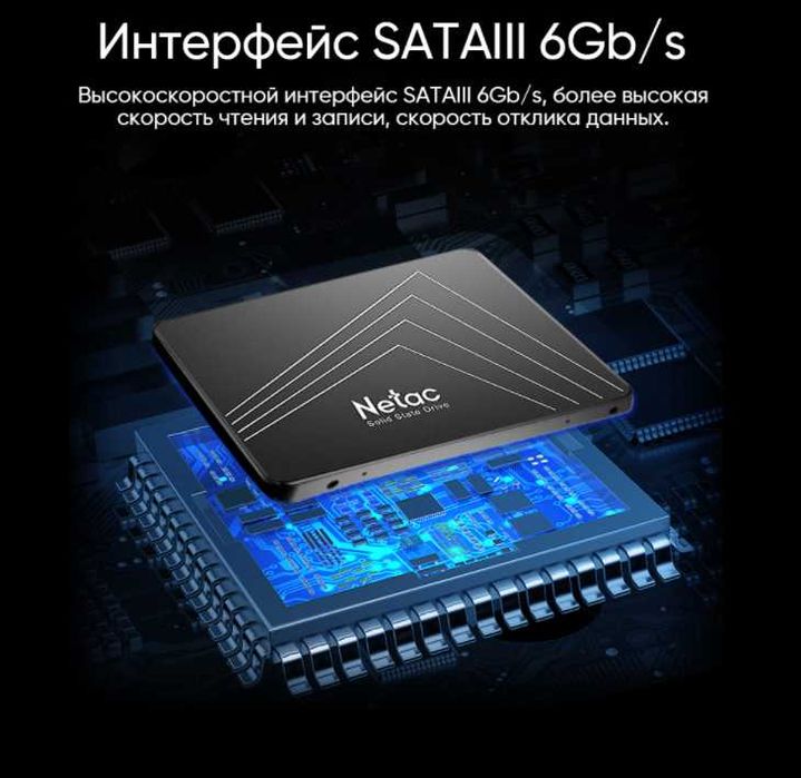 Накопитель Netac SSD 2.5" 512 GB Новый