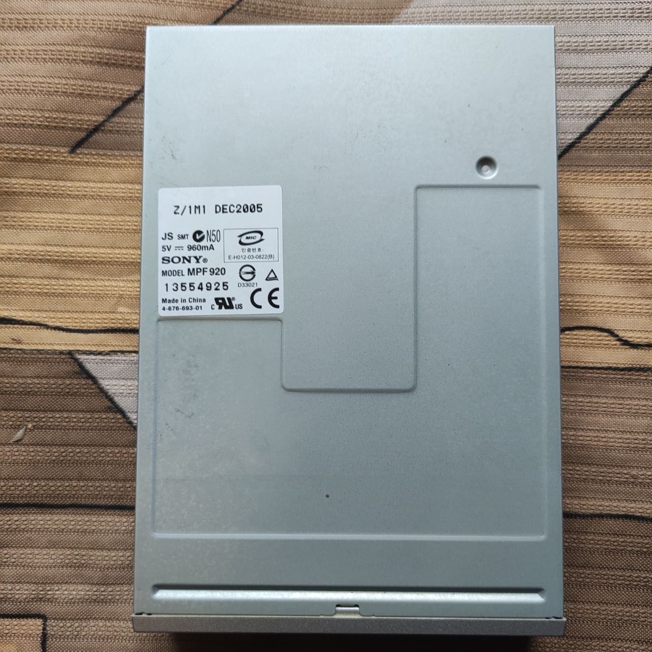 Floppy FDD привод для чтения/записи дисков SONY MPF920