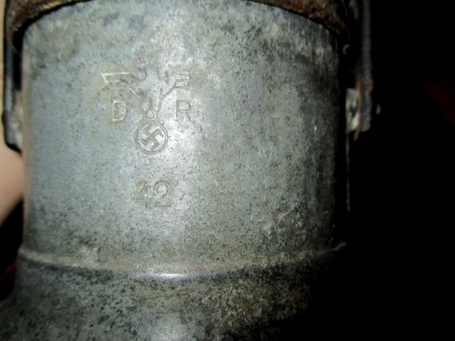 Unikat lampa karbidowa kolejowa Seippel 1942