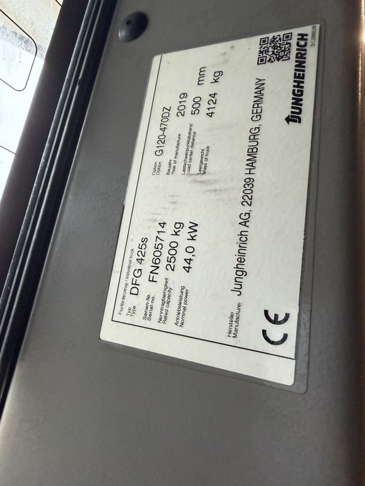 Empilhador Jungheinrich de 2019