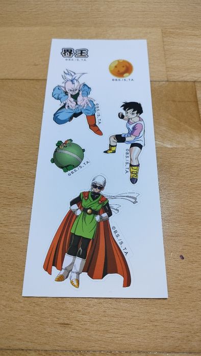 Dragon Ball Z // naklejki // karta kolekcjonerska // igła do SIM