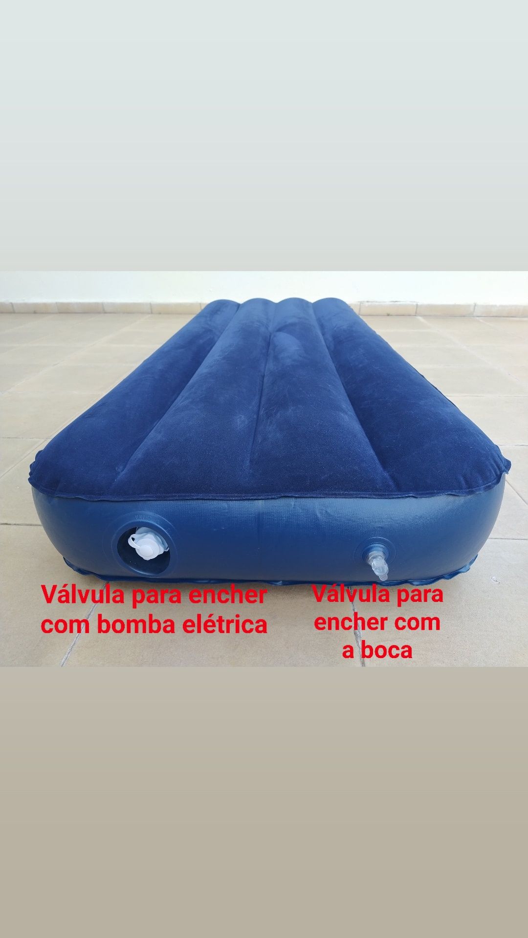 Colchão insuflável cama campismo casa vivenda quarto sala cozinha.