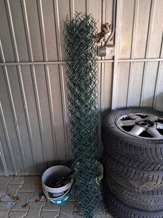 siatka ogrodzeniowa 150cm powlekana pvc zielona