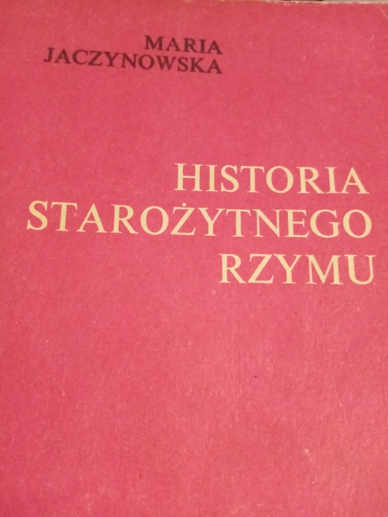 Maria Jaczynowska-Historia Starożytnego Rzymu