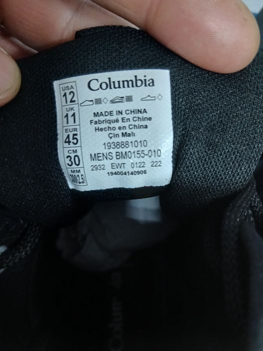 Трекінгові кросівки Columbia  Trailstorm Mid Waterproof BM0155 Чорний