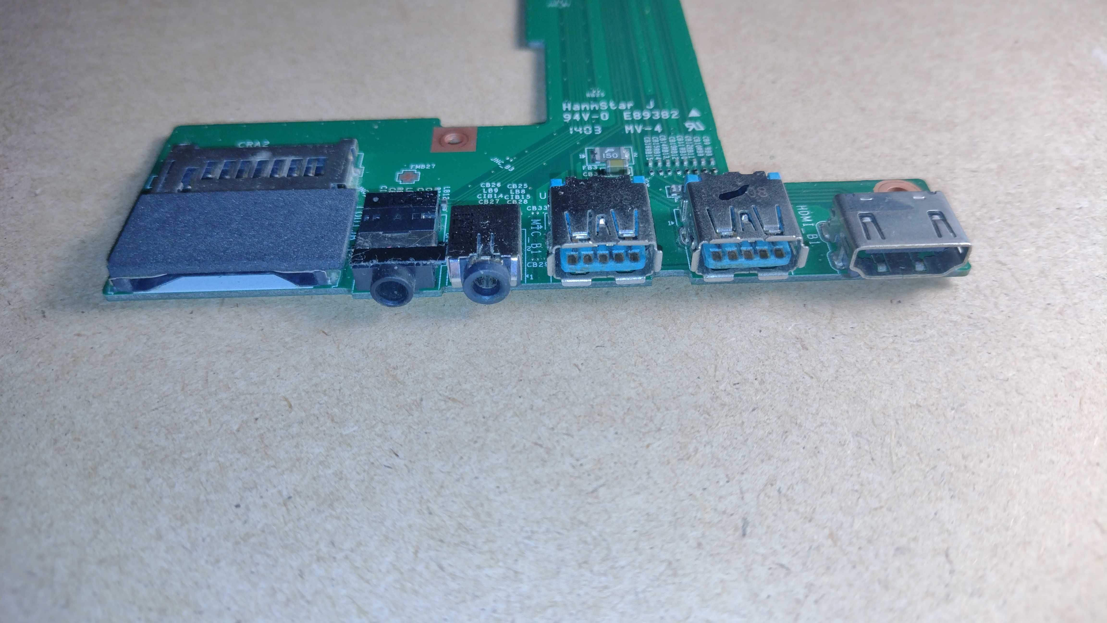 Moduł MSI CR70 HDMI USB Audio jack SD Card