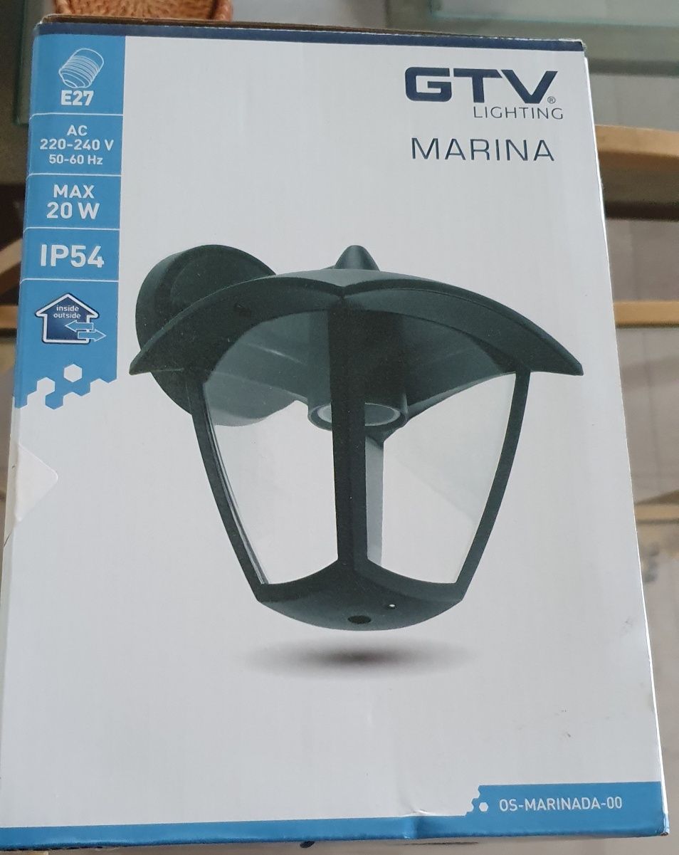Lampa zewnętrzna na patio, taras itd NOWA