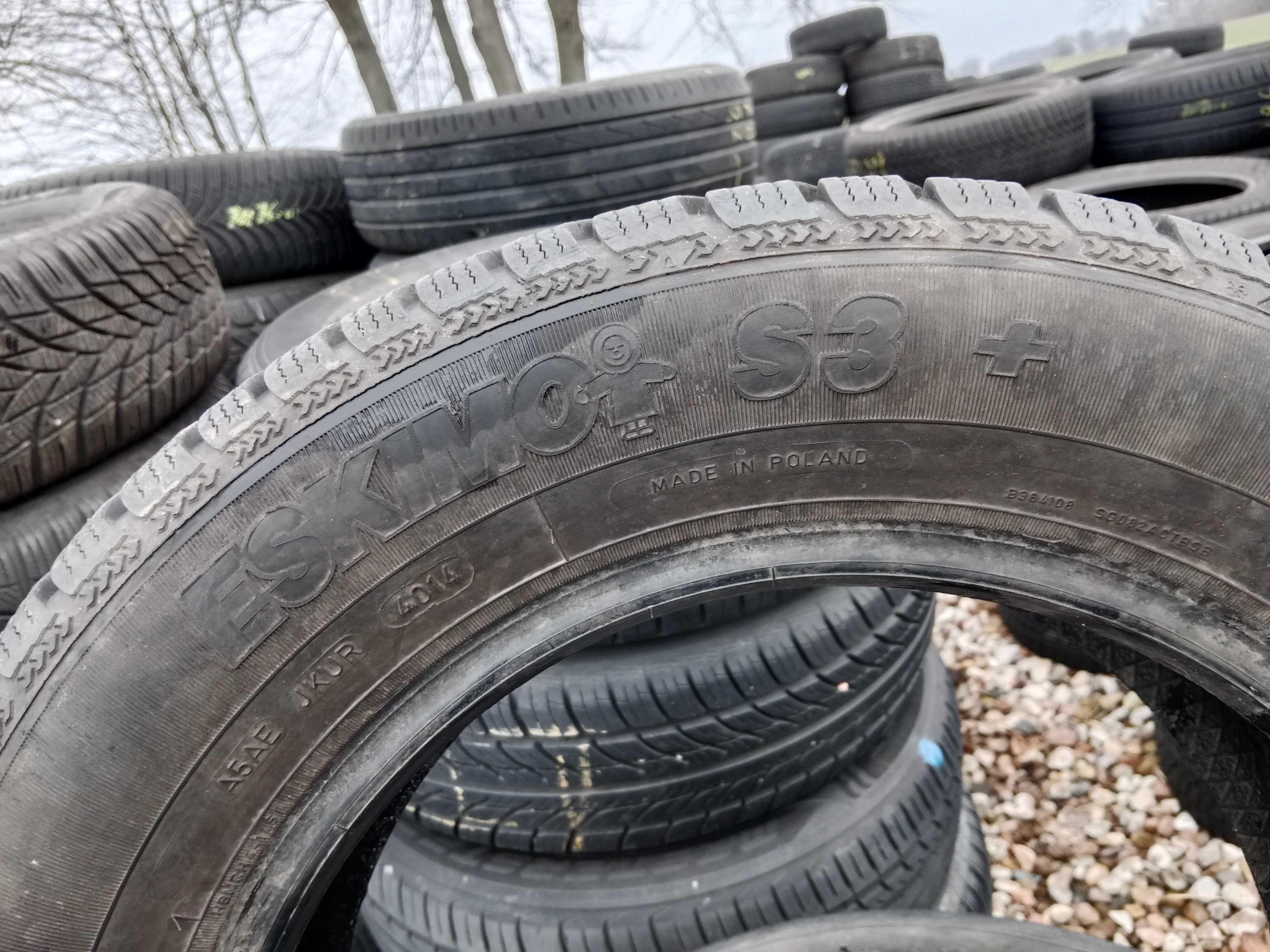 Opona używana 195/65R15 Sava Eskimo S3 + 1szt.