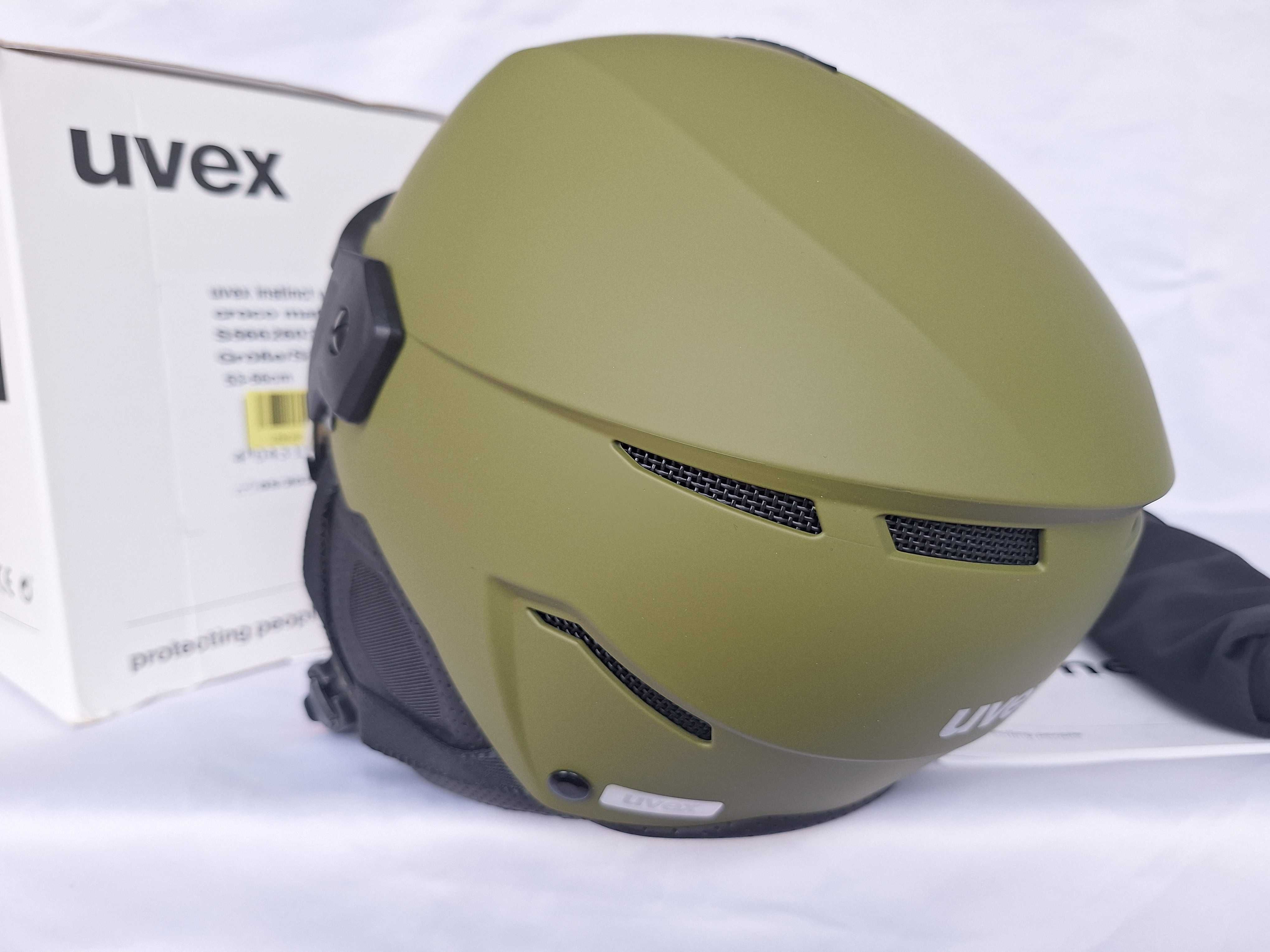 Kask narciarski Uvex Instinct Visor Croco Mat S 53-56cm