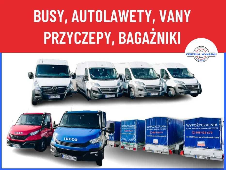 Wynajem Busa Busów 9-os Renault Trafic Wolne Terminy od 14.08.2025