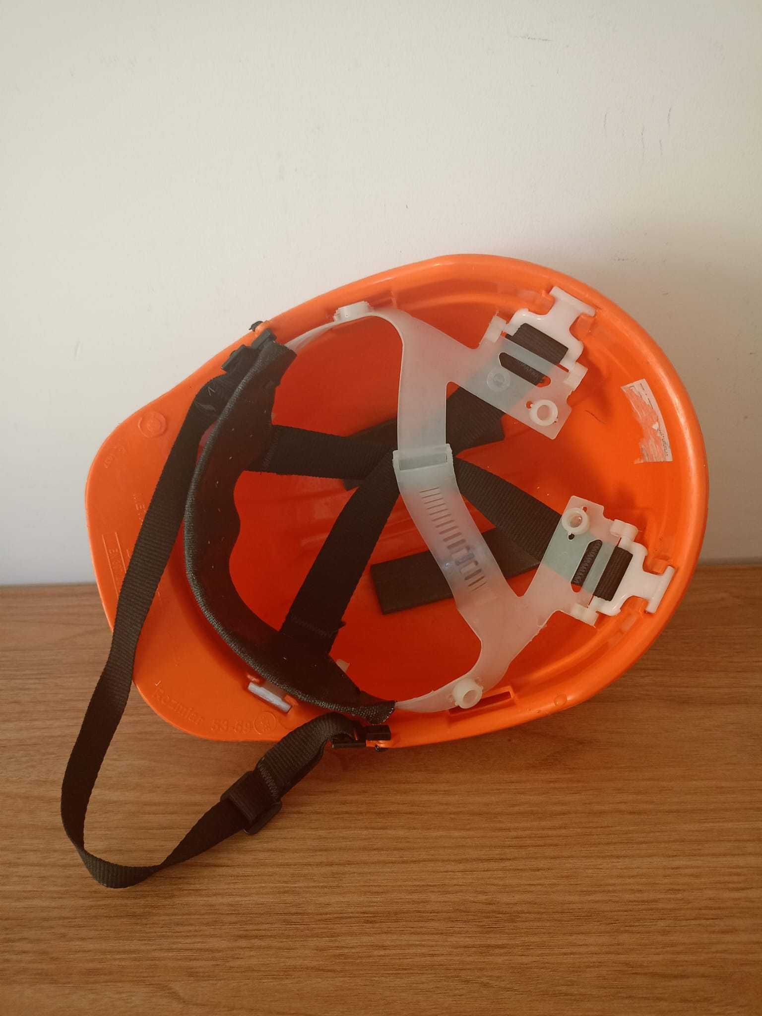 Kask hełm BHP Pomarańczowy Bartek