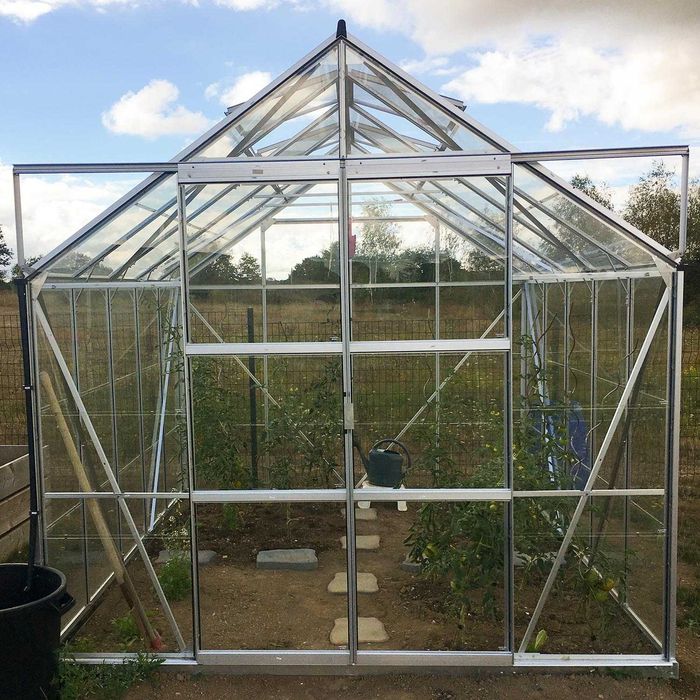 Aluminiowa Szklarnia  szkło hartowane  Duża Wysoka - Black Week!