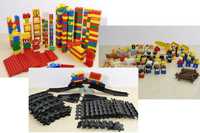 Klocki LEGO DUPLO ok 450 szt. (kolejka, ferma, pojazdy itd)