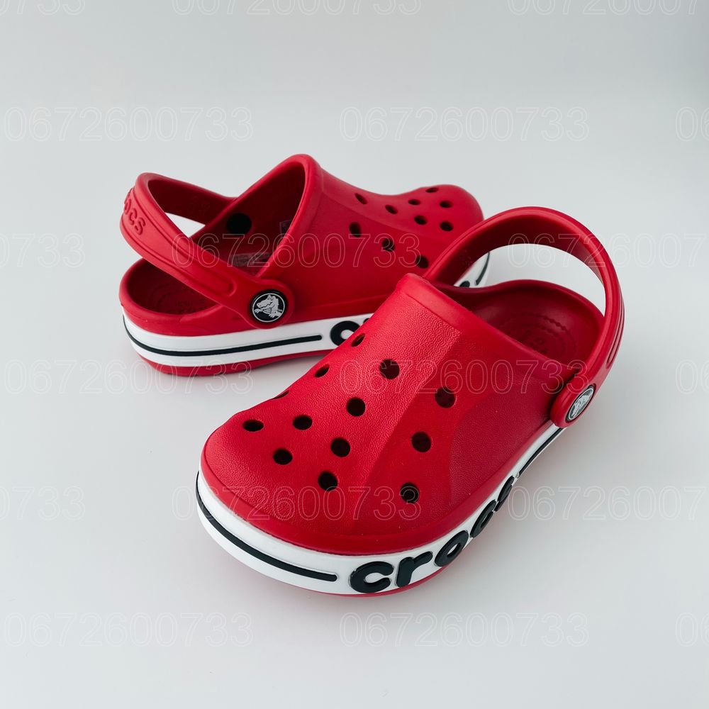 Кроксы детские красные Crocs Bayaband Clog red