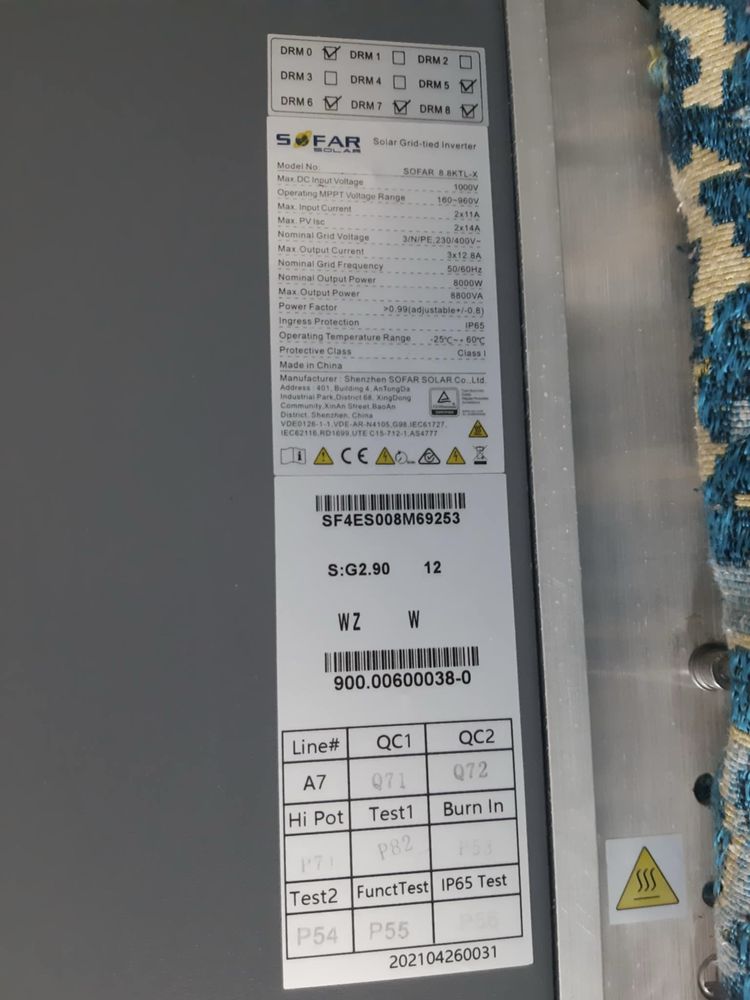 Falownik Sofar 8.8 KTL-X G2 8.8kW 11kW 12kW