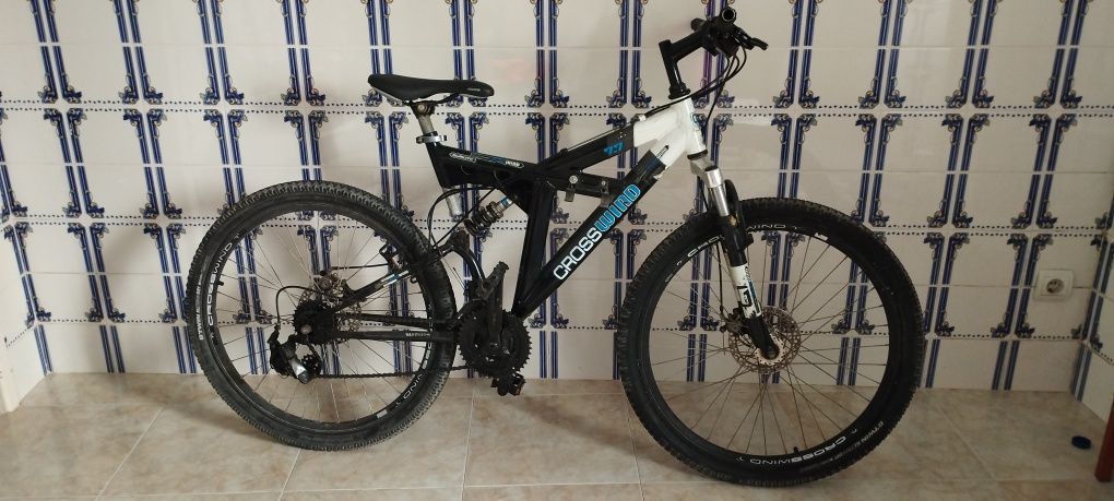 Bicicleta Dupla Suspensão Aro26 CrosWind