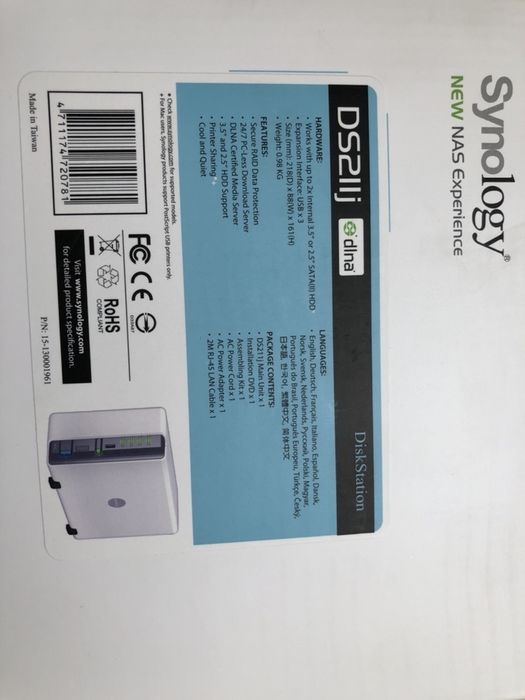 Serwer NAS Synology DS211j