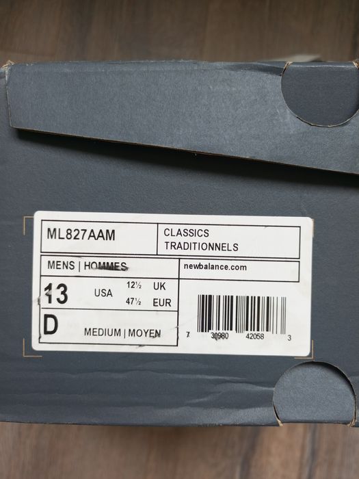 ОРИГИНАЛ. Кроссовки мужские New Balance 827