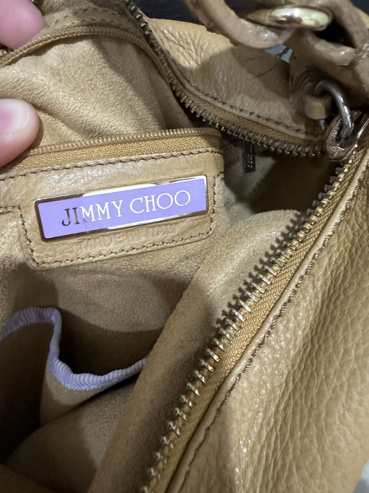 Продам кожаную сумку Jimmy Choo!