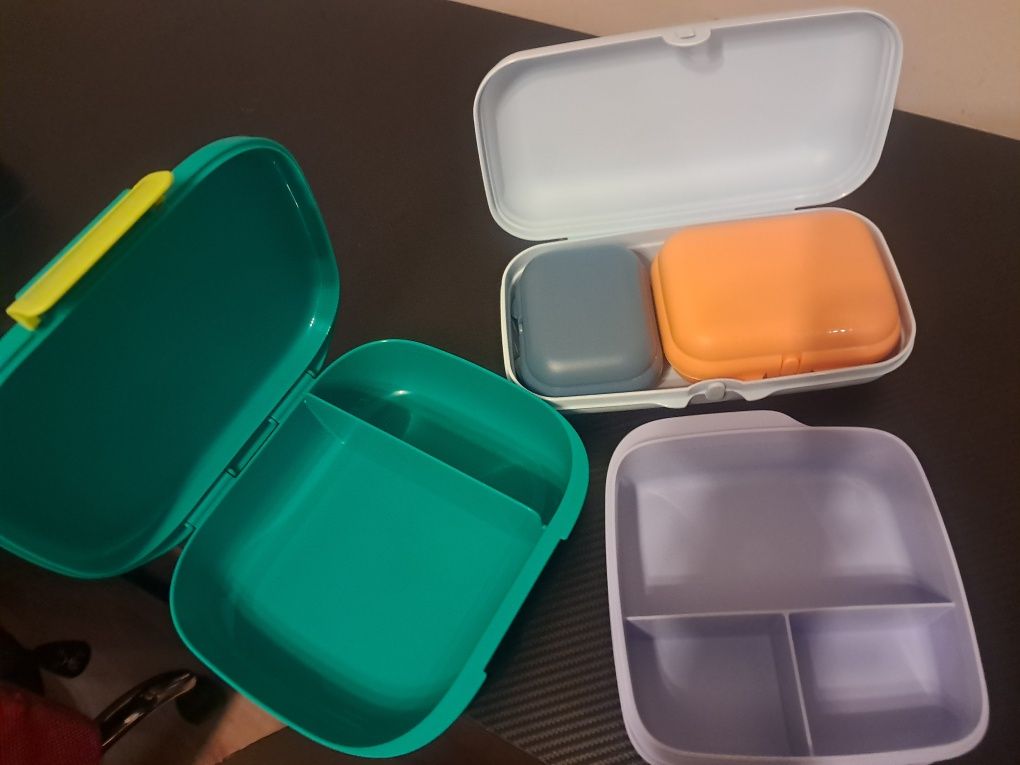 Pojemniczki na przekąski tupperware