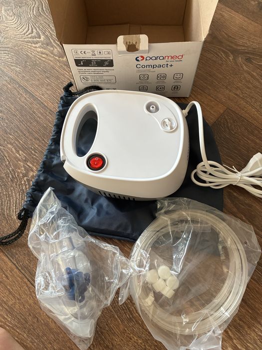 Ингалятор (небулайзер) Paramed Compact Plus компрессорный