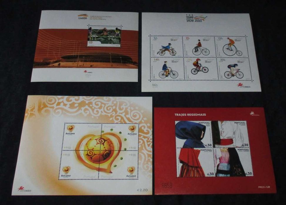 Blocos Novos MNH Selos Filatelia CTT