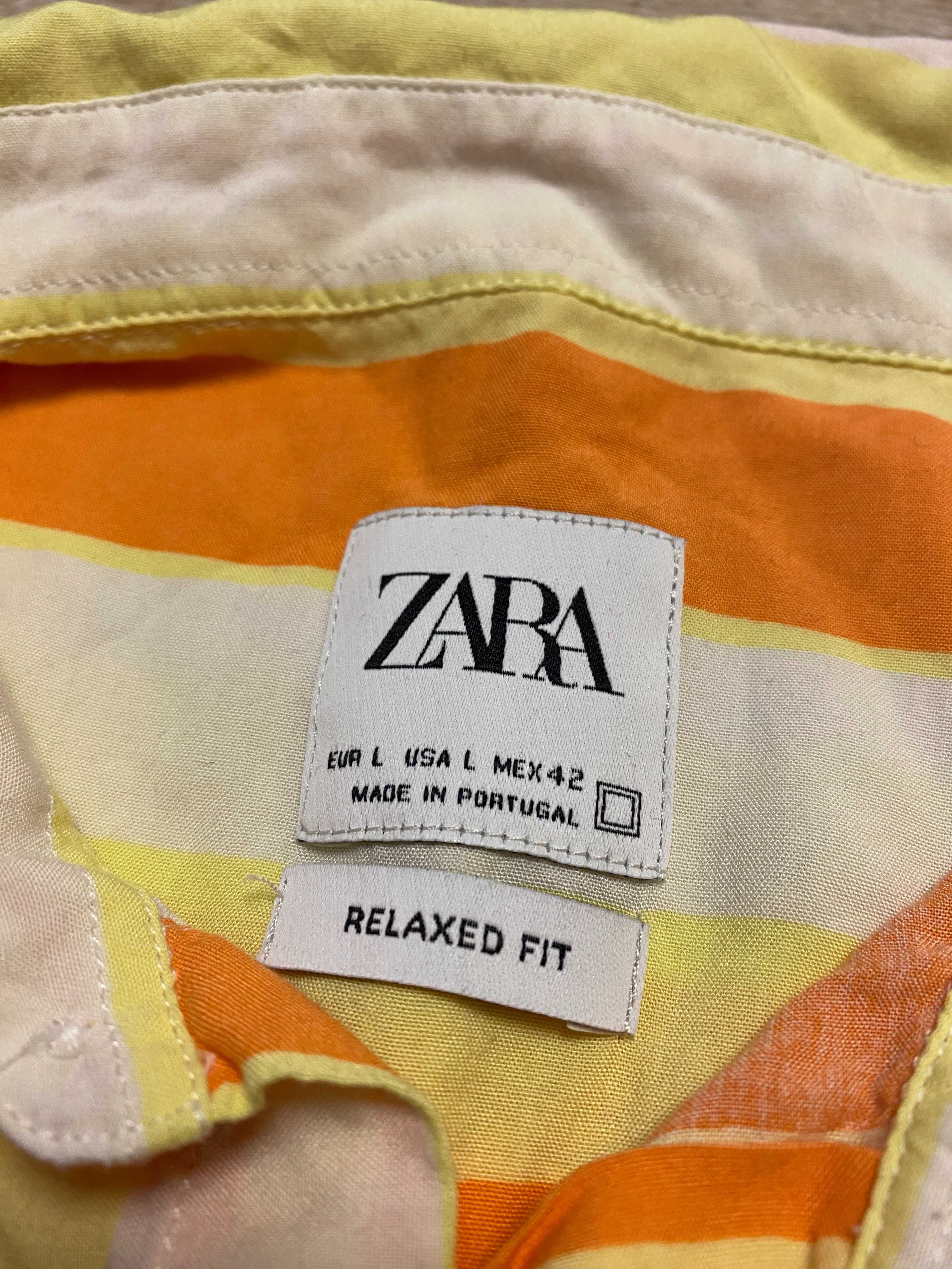 Рубашка с коротким рукавом Zara Relaxed Fit