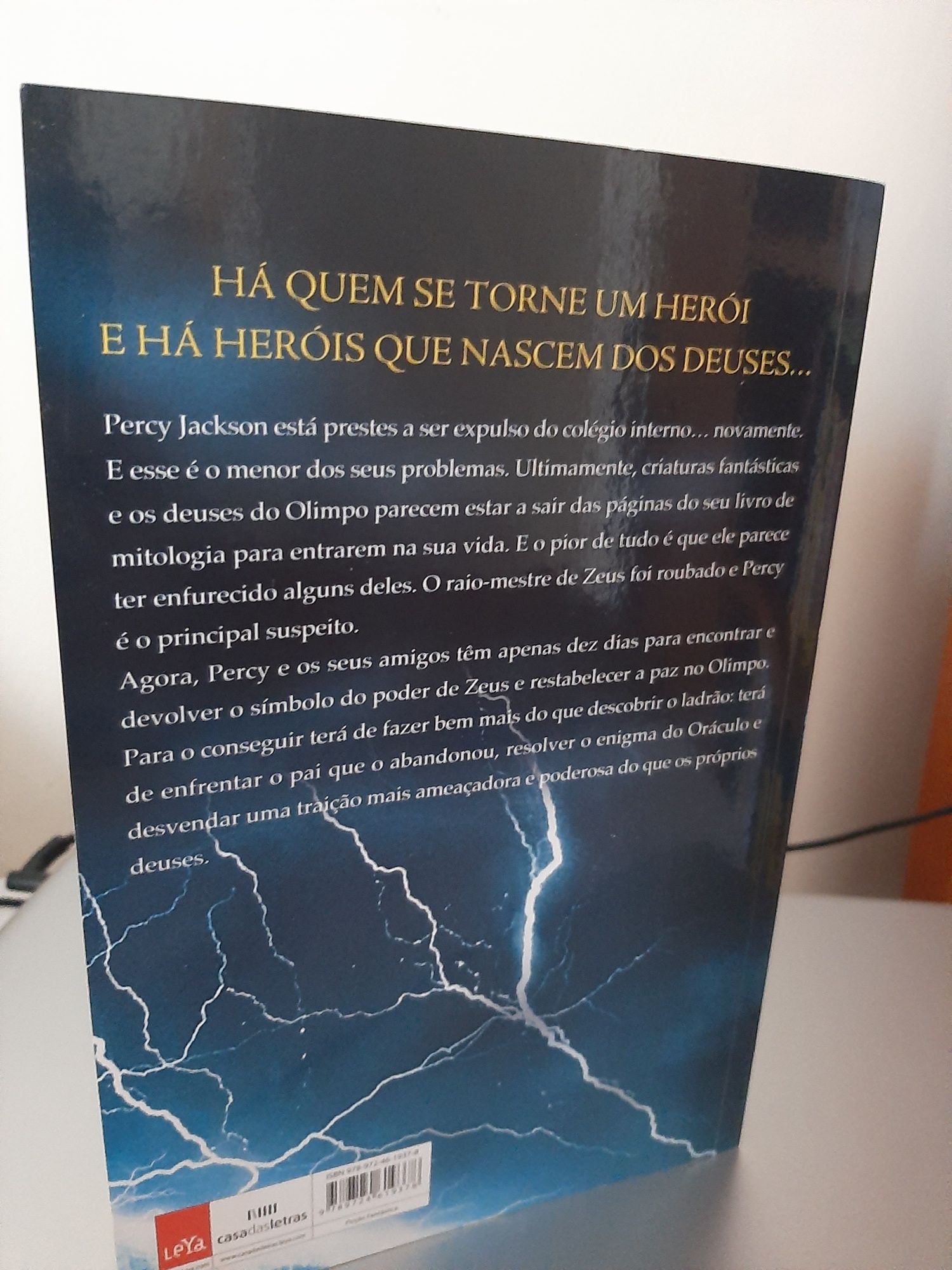 Livro Percy Jackson e os Ladrões do Olimpo