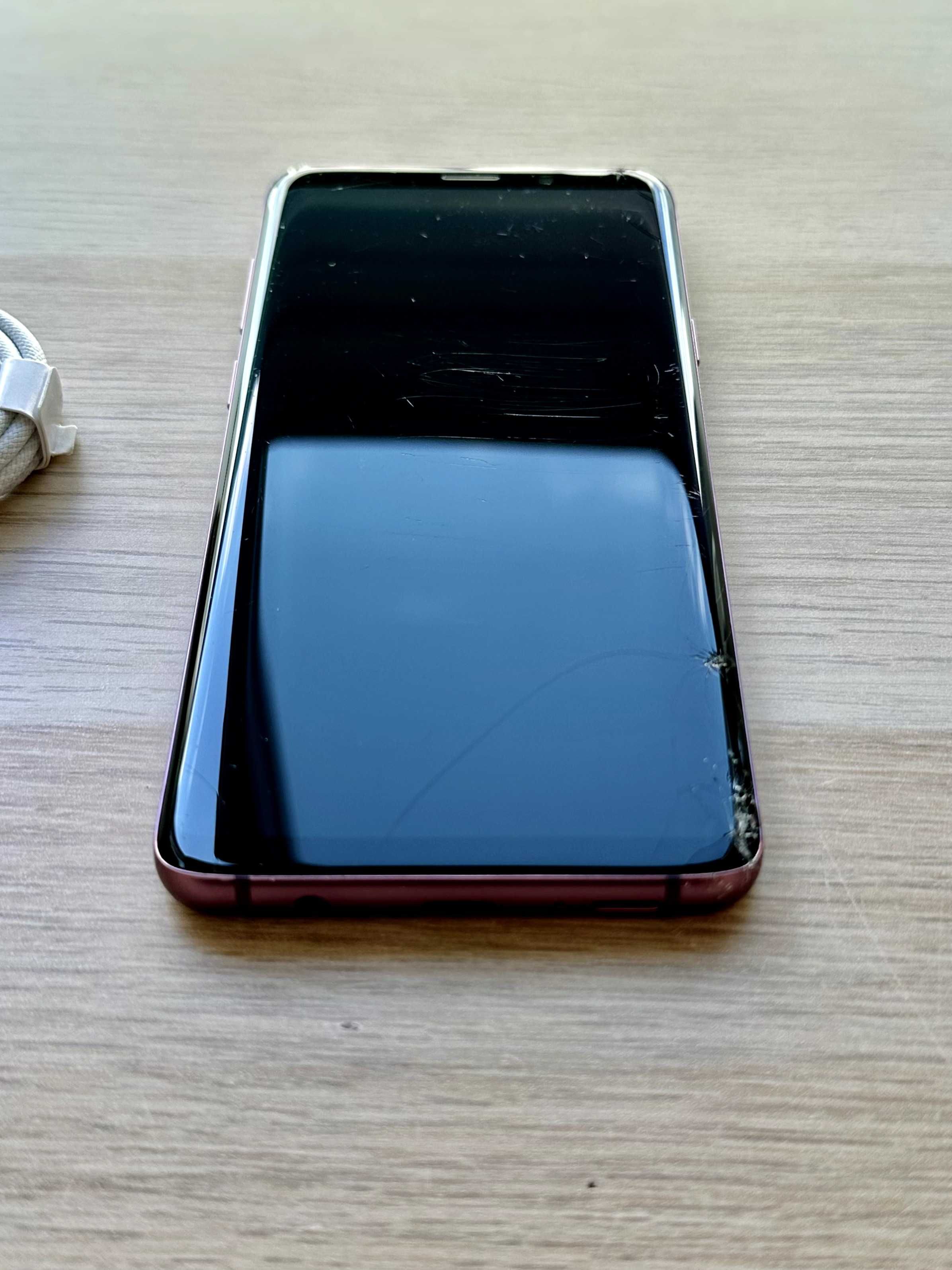 Samsung Galaxy S9+ Plus 64GB Fioletowy – Uszkodzony Ekran
