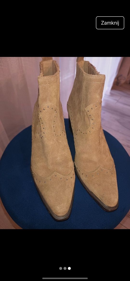 Buty botki roz 38, Reserved