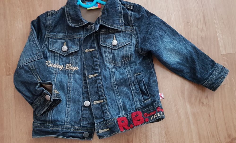 Kurtka jeansowa 86/92 stan idealny