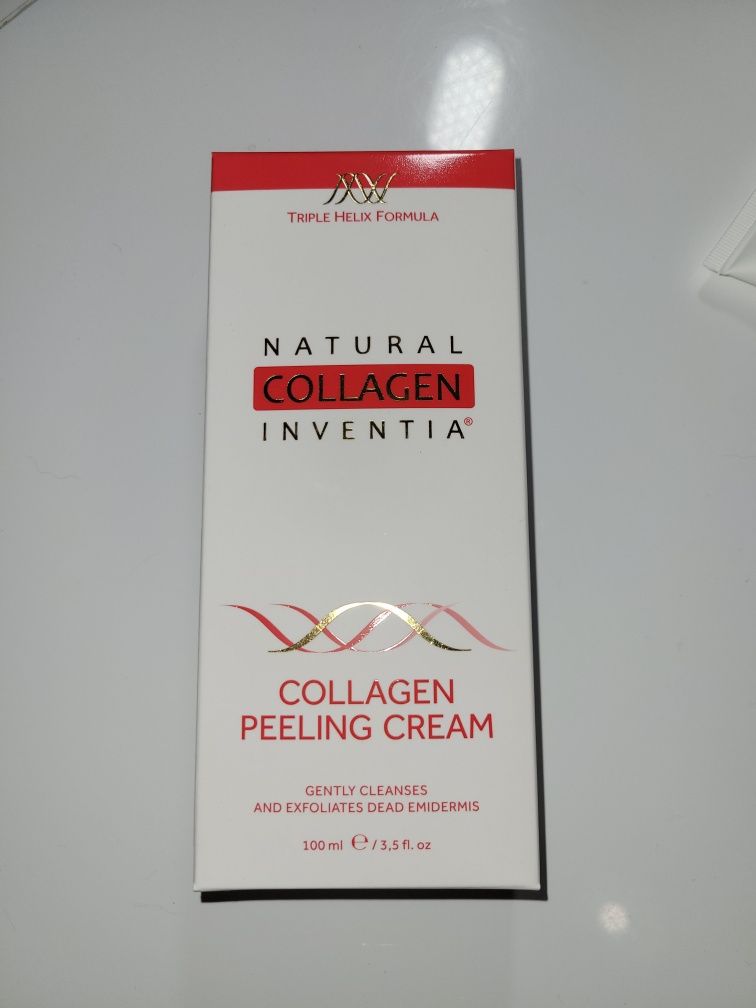 Peeling kolagenowy kremowy Natural Inventia Collagen
