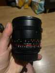 Objetiva Samyang 85mm t1.5 mk1 (Canon)