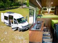 Volkswagen Crafter  Kamper / Camper 4 os, garaż rowerowy