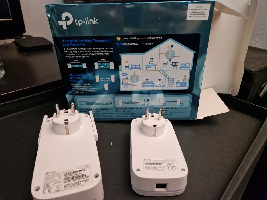 Tp-link powerline TL-WPA8630 Kit - av1300 - transmitery sieciowe