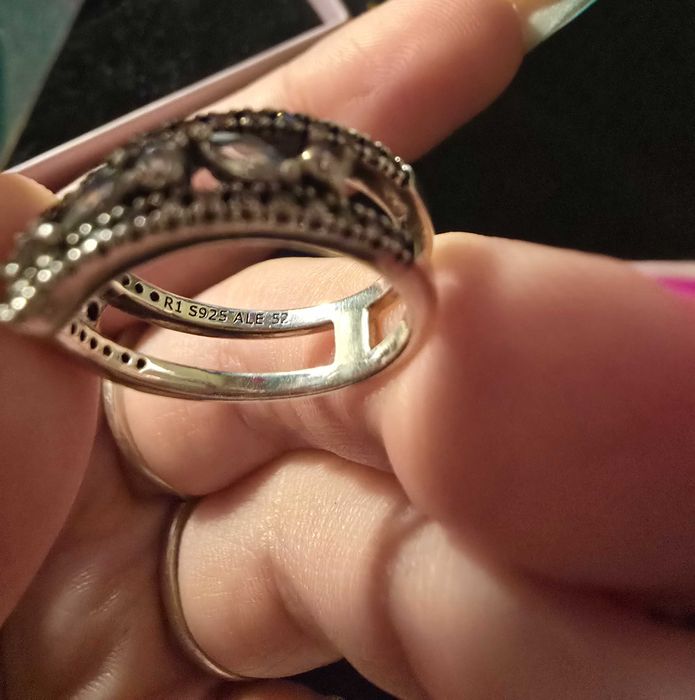 Anel pandora original tiara tam 52