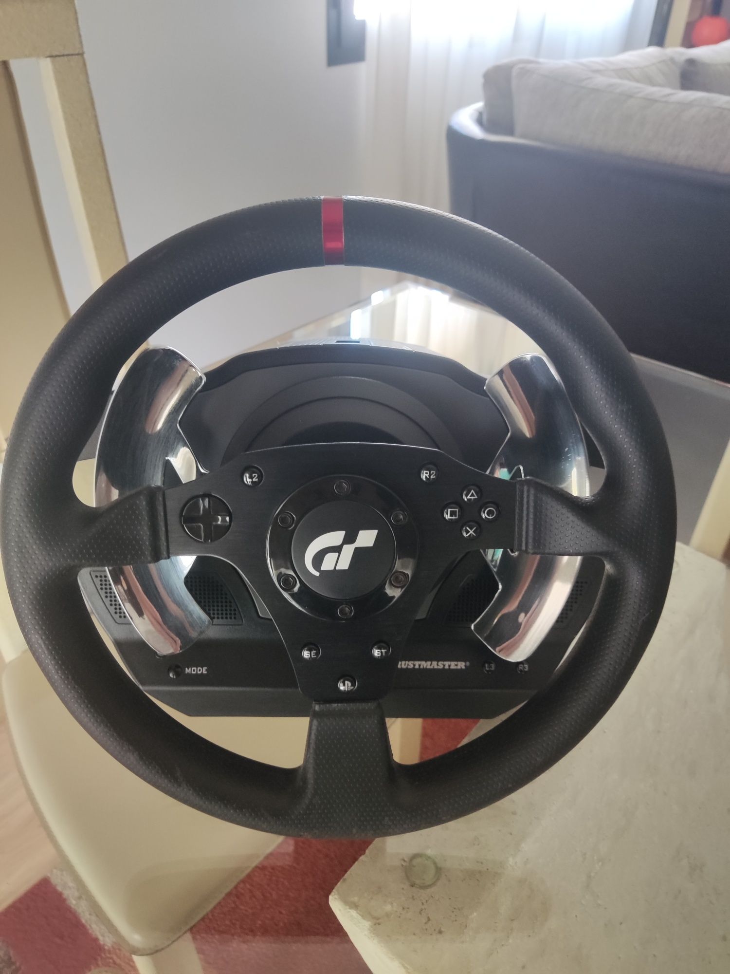 Volante PS3/PS4 Thrustmaster T500RS com pedais T3PA-Pro