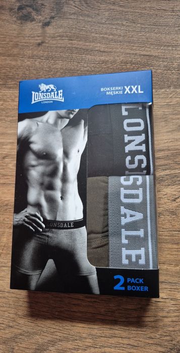 Lonsdale bokserki męskie 2 pak nowe XXL