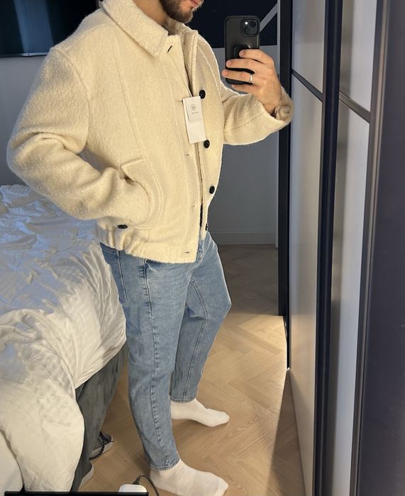 Wełniana kurtka Zara r.M