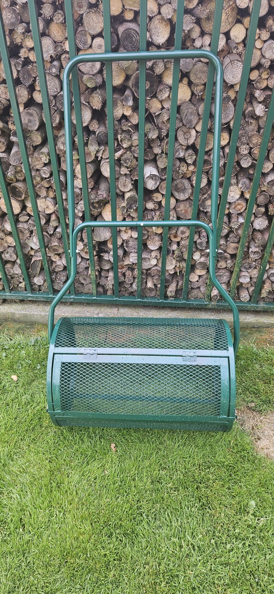 Walec ogrodowy kratownicowy,  siatkowy, do piasku, kompostu, ziemi.
