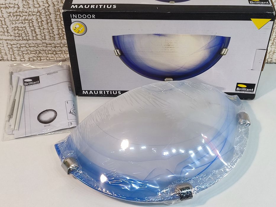 Kinkiet ścienny klasyczny półokrągły Mauritius marki Brilliant, E 27