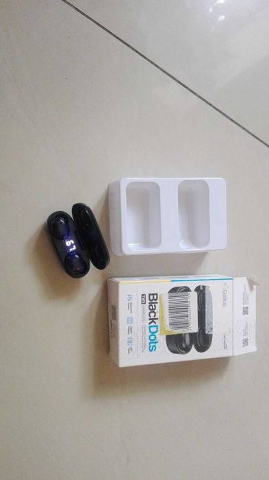 Наушники Bluetooth-гарнитура  Gelius Pro BlackDots GP-TWS010B Гарантия