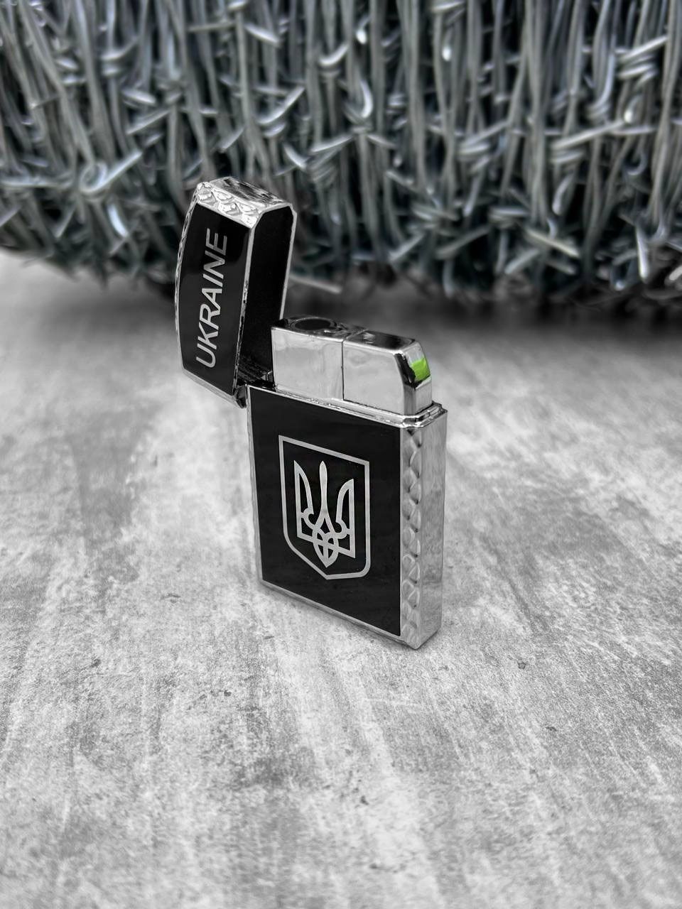Зажигалка газовая Украина гравировка